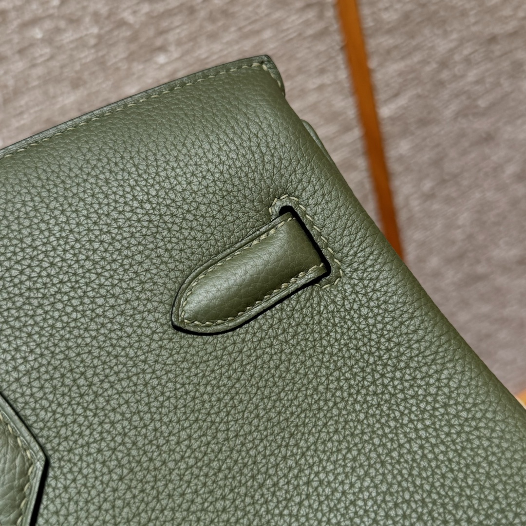 Hermès Birkin 61 Olive Green Handbag(Handmade to Order)