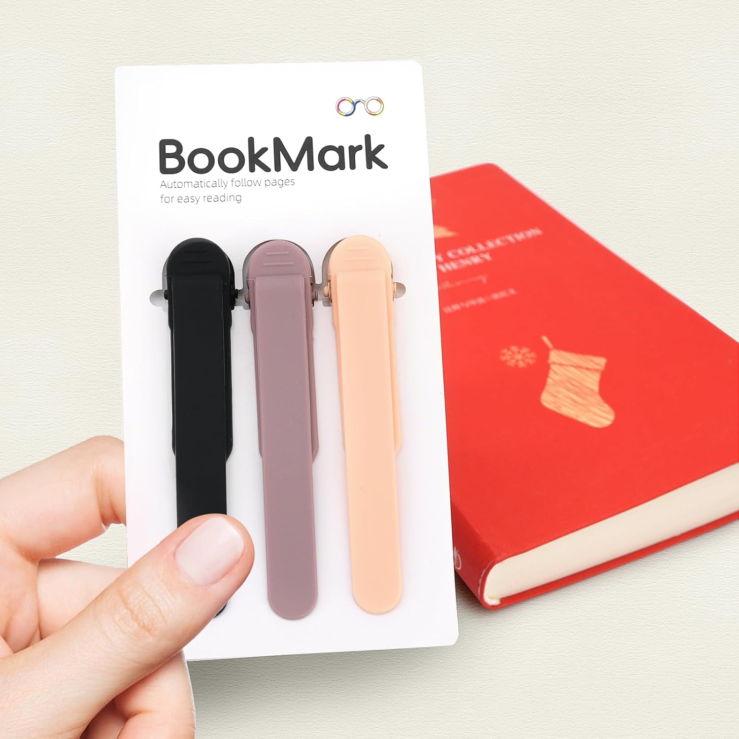 🎄CHRISTMAS ON SALE🔥Cute Unique Silicone Automatic Book Markers