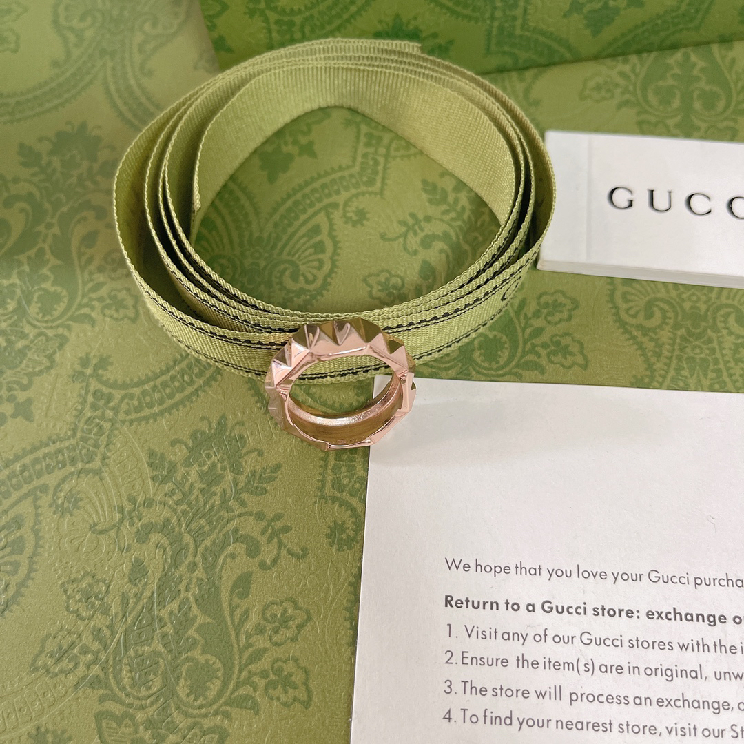 GUCCI Rose Gold Diamond Ring