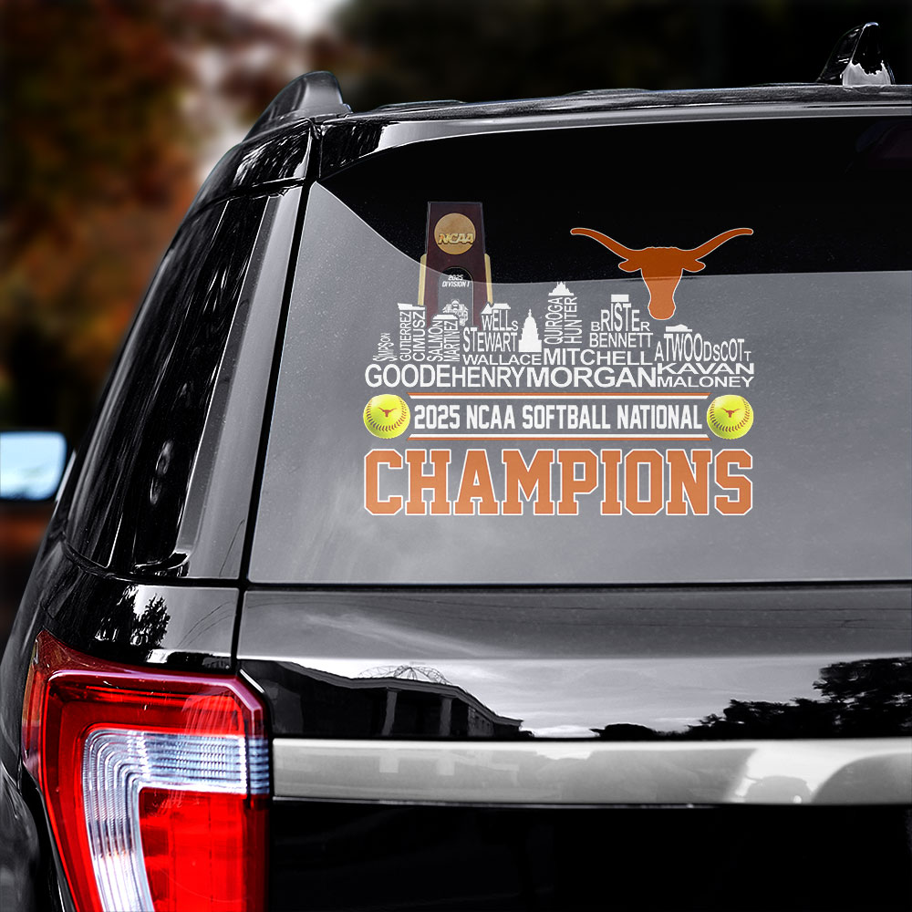 Road to Glory – 2025 NCAA Softball Champions Decal