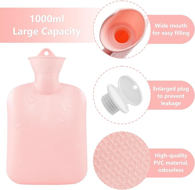 (❤️Early Winter Hot Sale-50% OFF-SAVE 50% OFF) Plush Refillable Hot Water Bottle Belt-BUY 2  FREE SHIPPING