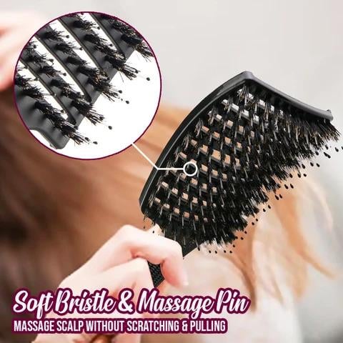 2024 New Year Hot Sale Bristle Nylon Hairbrush