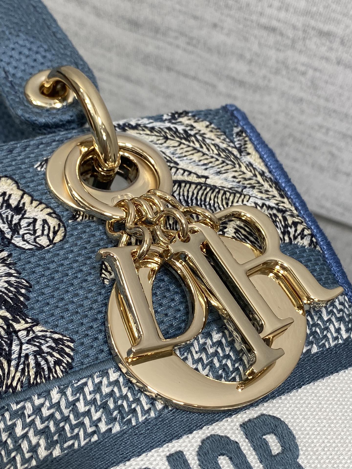 Dior Lady Summer Collection Embroidered Lady Bag
