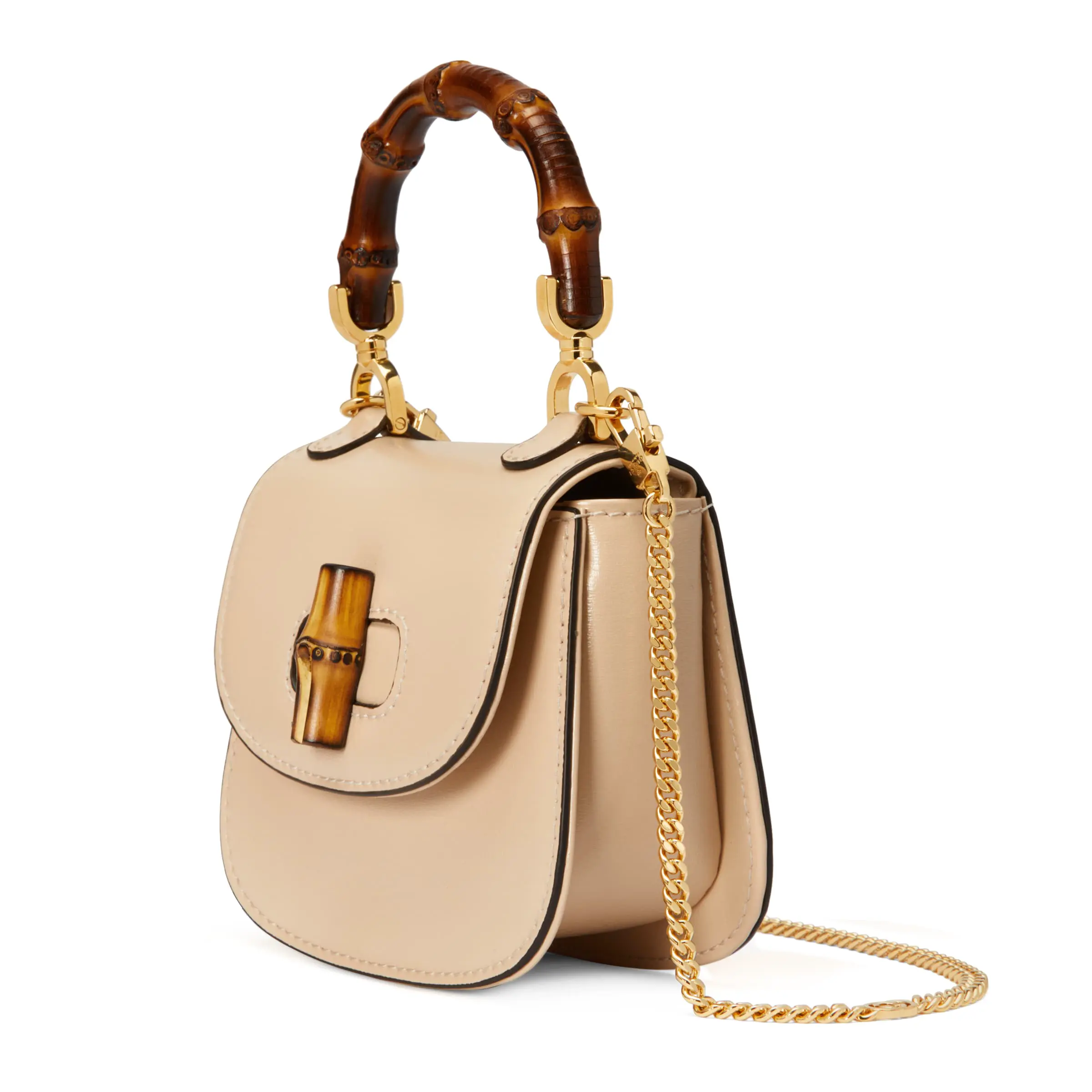 Gucci Bamboo 1947 series bamboo small handbag760246 10O0X 1000