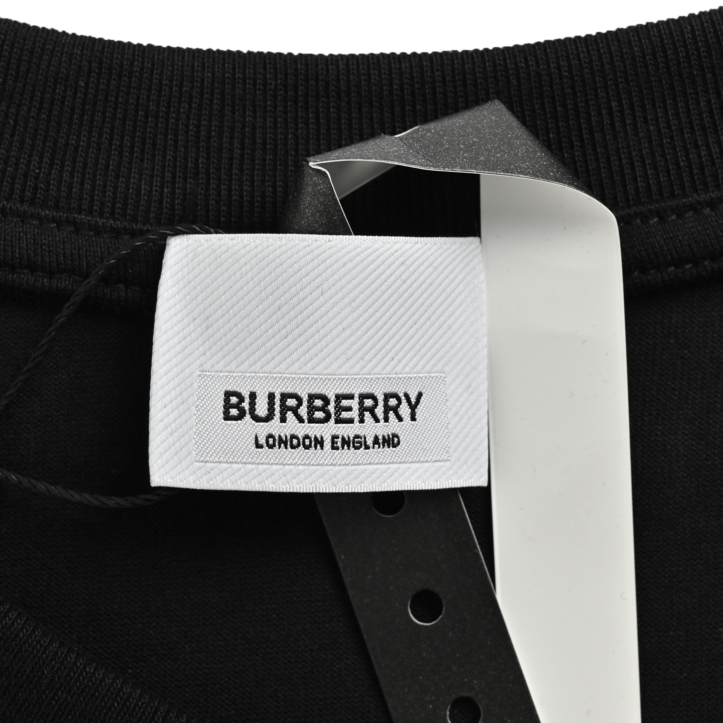 Burberry Plaid patchwork short sleeves