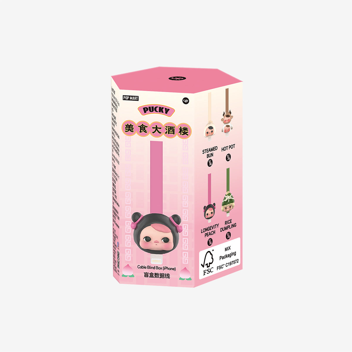 POP MART PUCKY The Feast Series-Cable for iPhone [1 Blind Box]