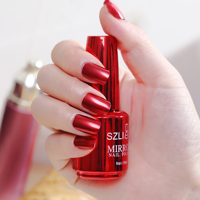 2025 Glamorous Chrome Metallic Mirror Nail Polish