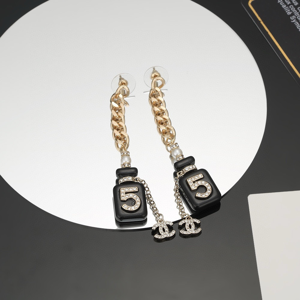 Chanel No. 5 Pendant Earrings