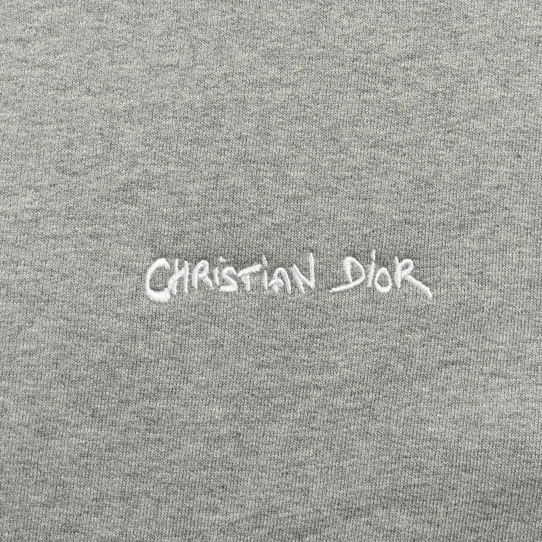 Dior 24Fw signature embroidered crewneck sweatshirt