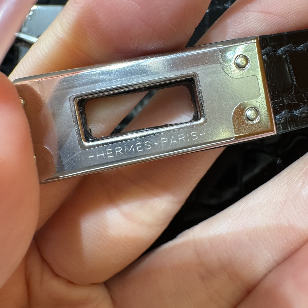 Hermes kelly mini1 89Noir (handmade to order)