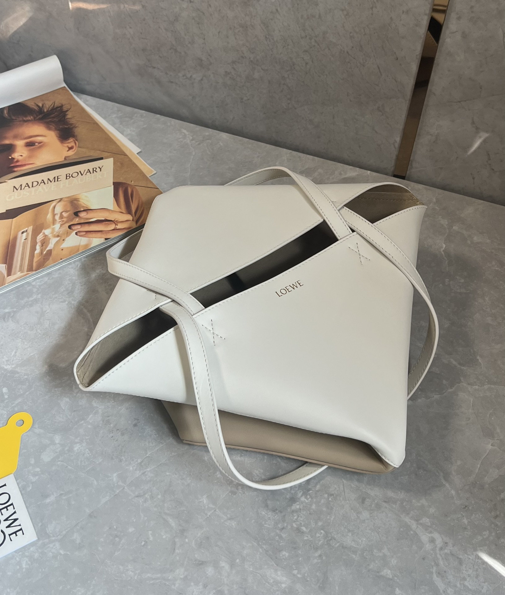 Loewe zzle fold series foldable tote bag 0693