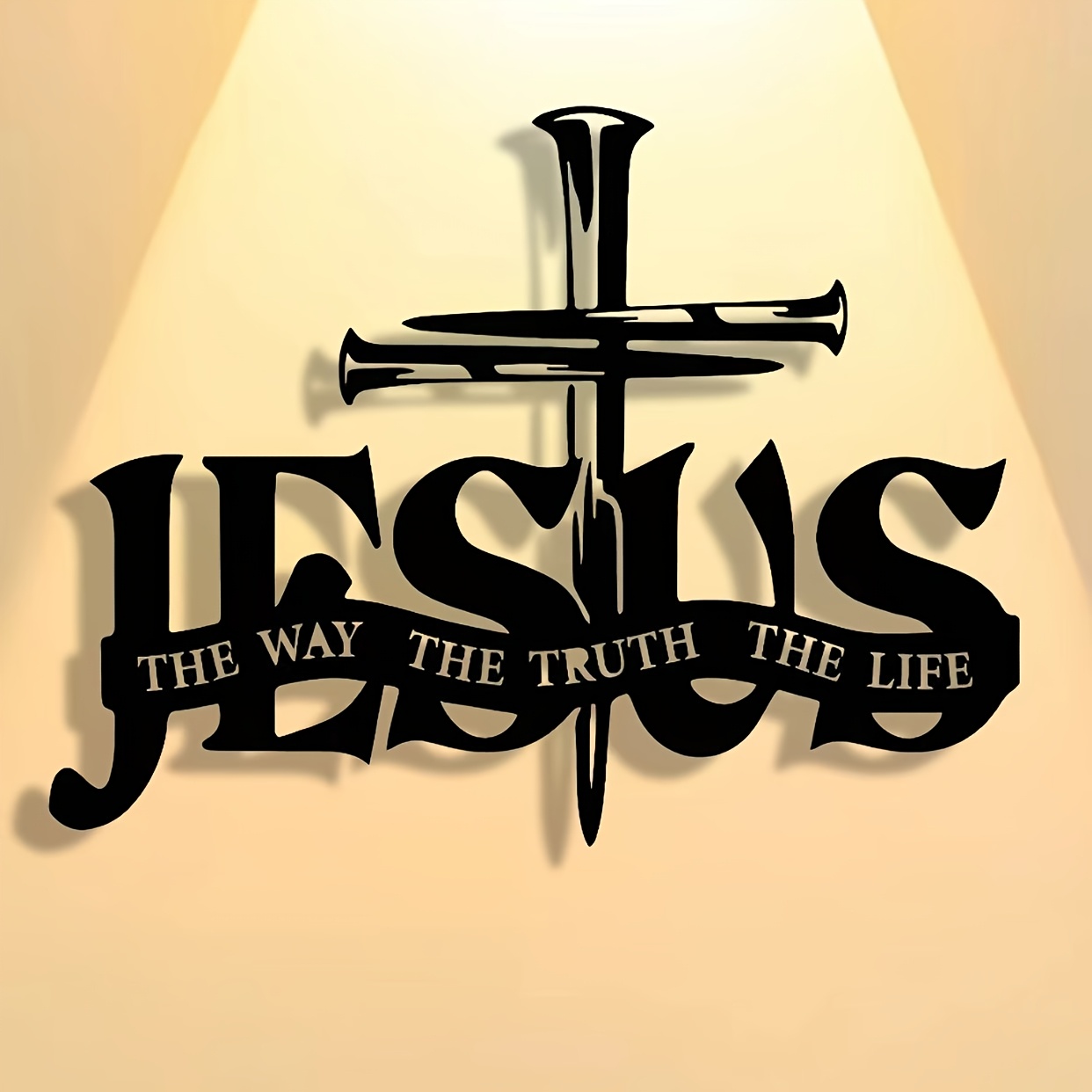🔥Super Sale - 49% OFF🔥Jesus & Cross Design Wall Art (20 x 14 inches)