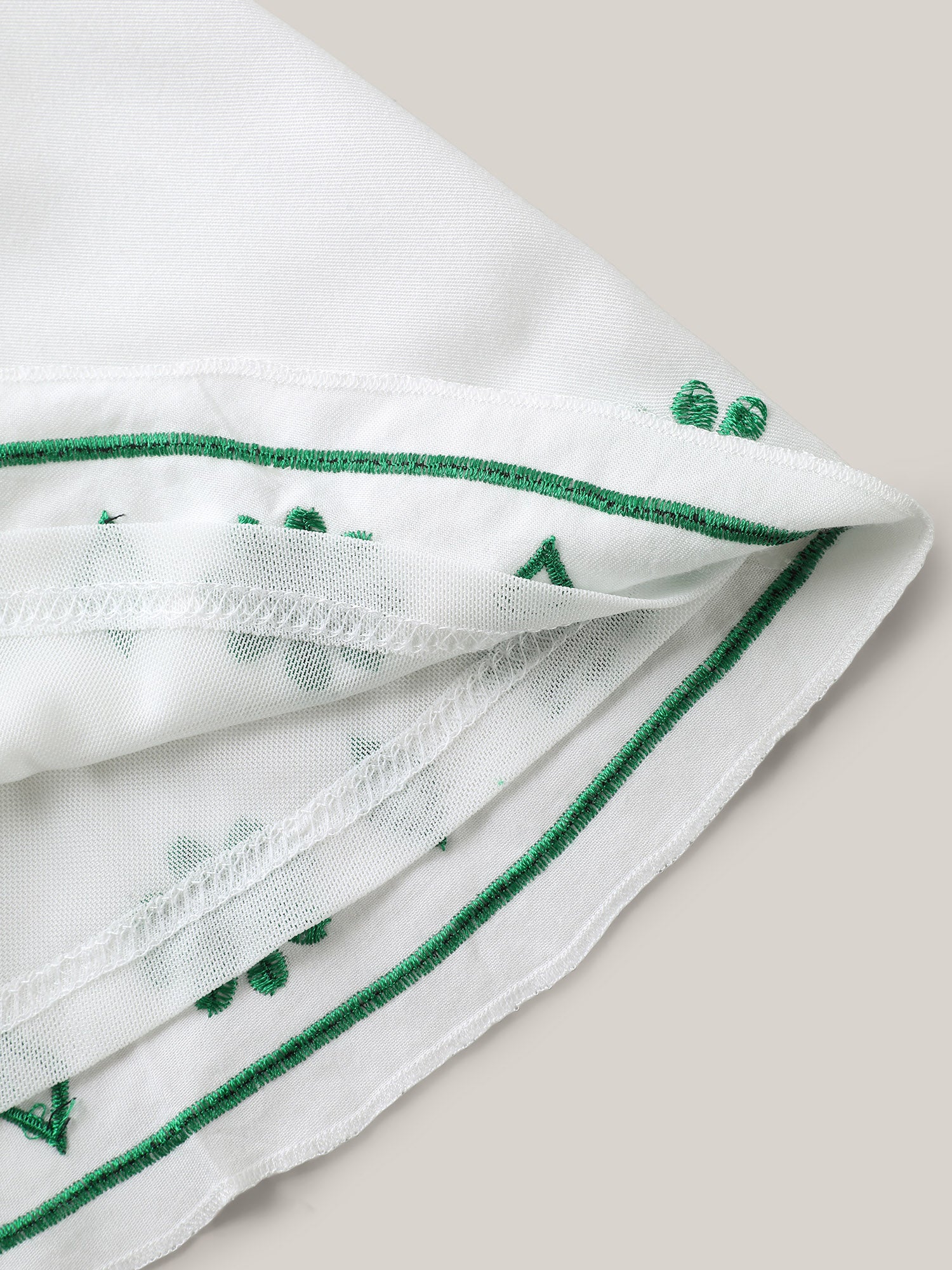 Floral Embroidery Flared Flowy Blouse