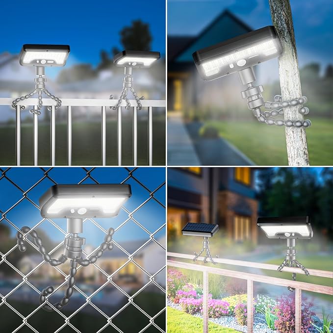 92 LED Octopus Solar Lights Outdoor with Motion Sensor