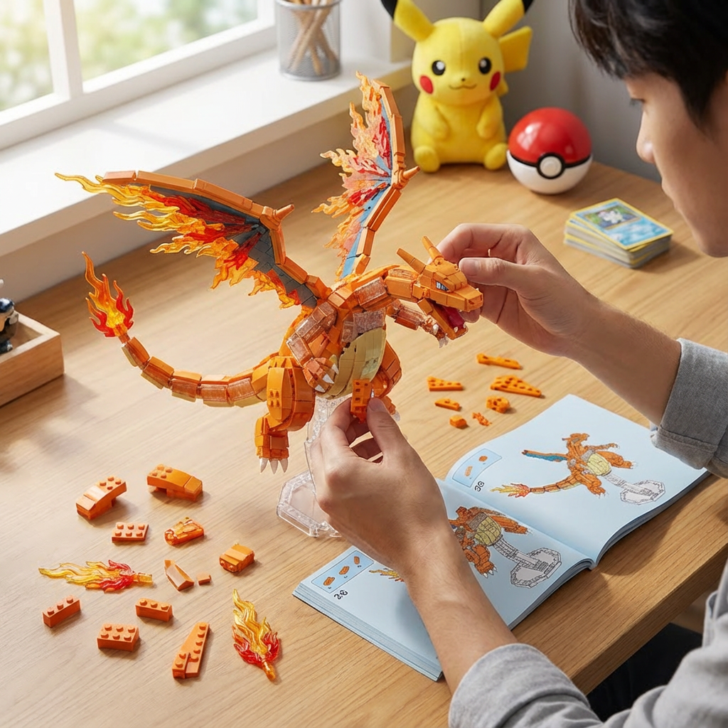 Charizard Flame Edition Building Display Model