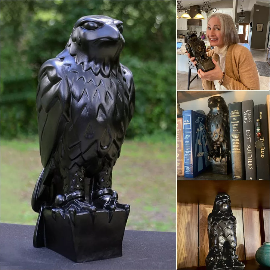 THE MALTESE FALCON STATUE PROP WITH SECRET COMPARTMENT