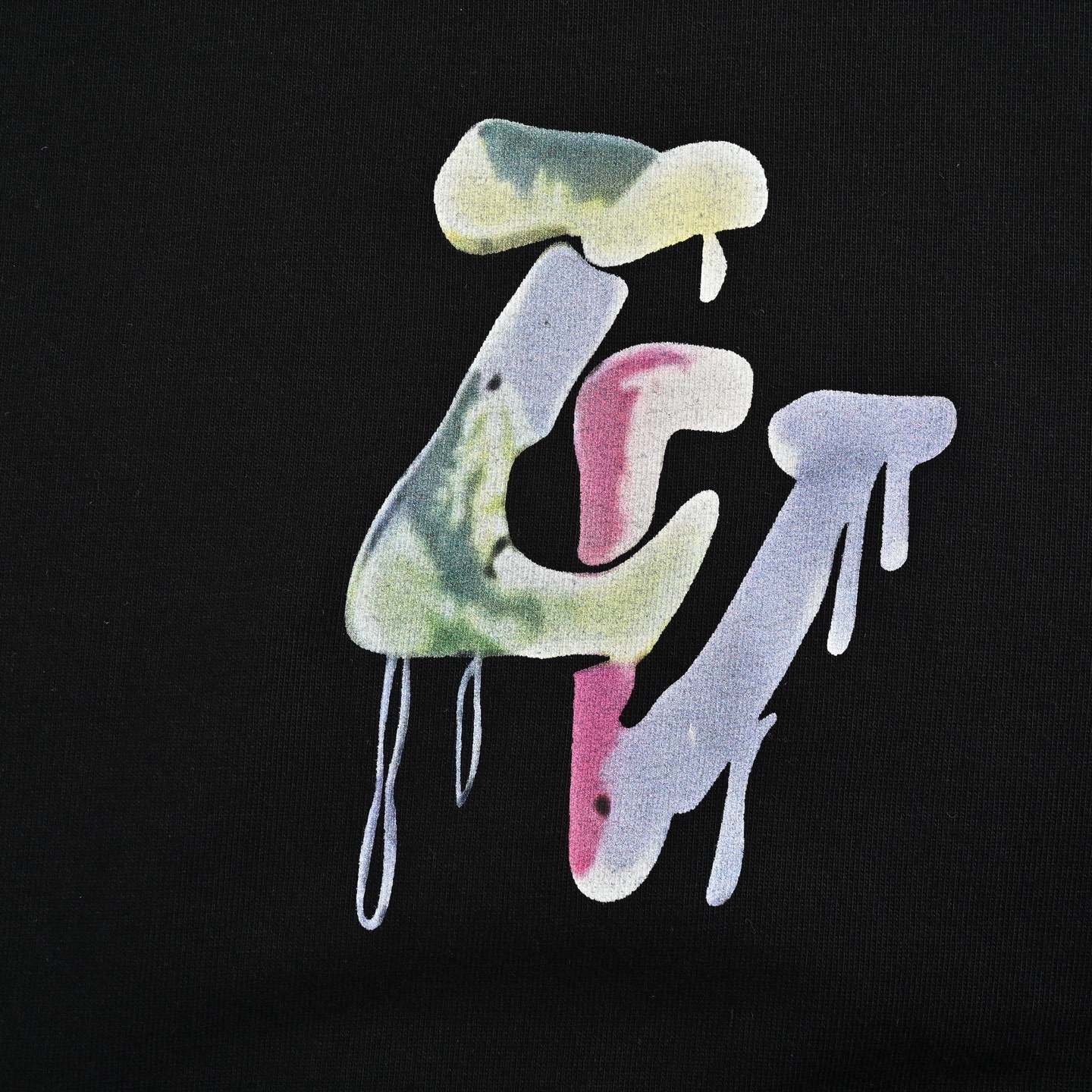 Louis Vuitton 23ss Melted Hand Drawn Graffiti Letters Printed Short Sleeve