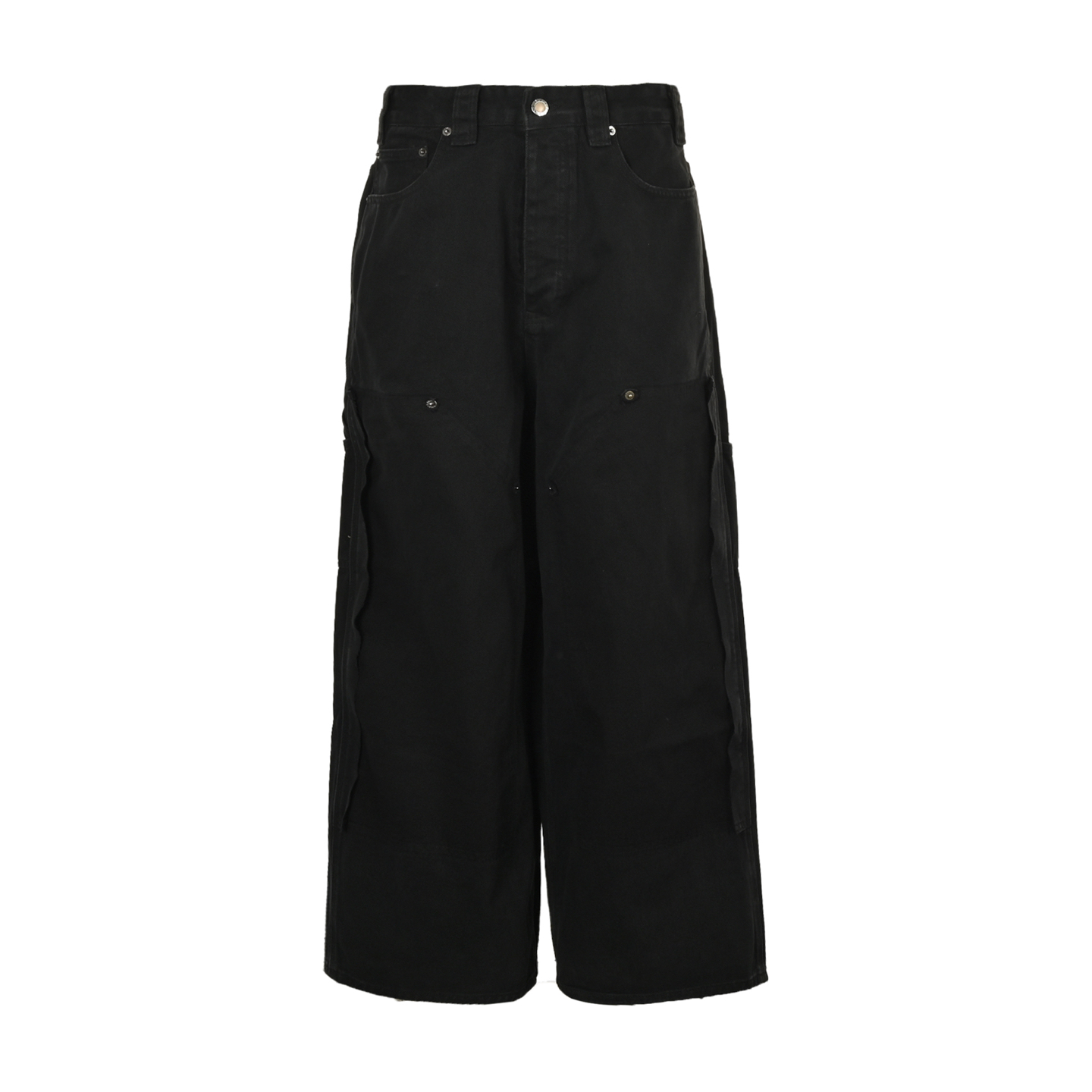 Balenciaga 25ss patchwork lumberjack jeans