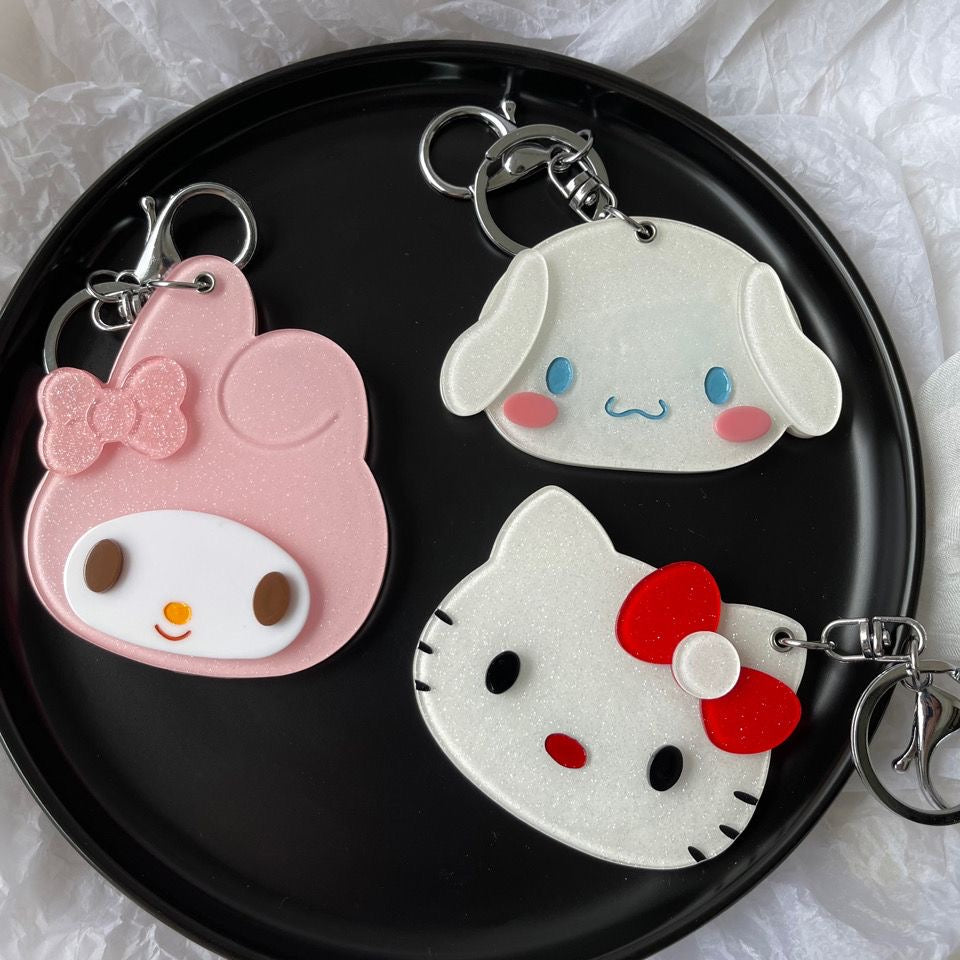 Sanrio Slider Mirror Keychain