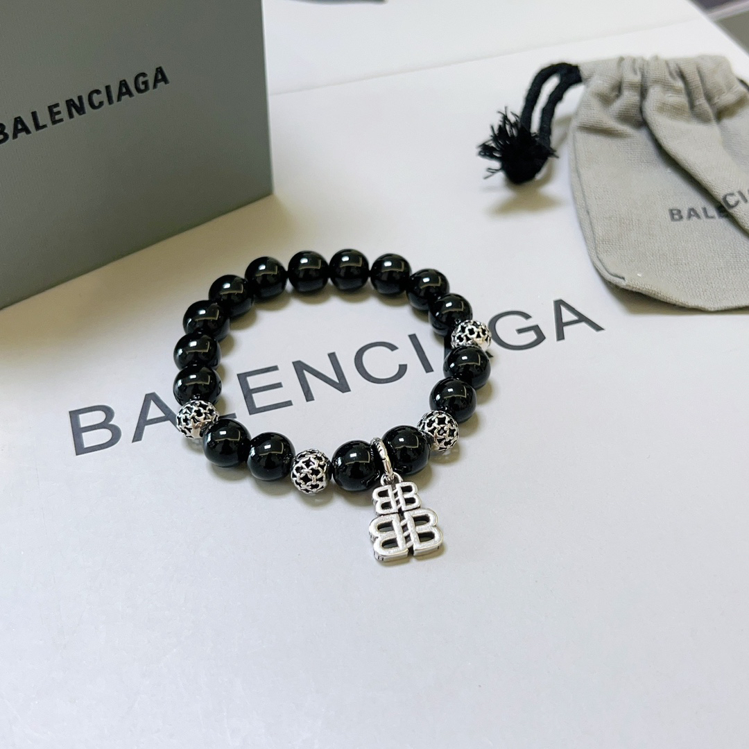 Balenciaga Obsidian Thai Silver Style Bracelet