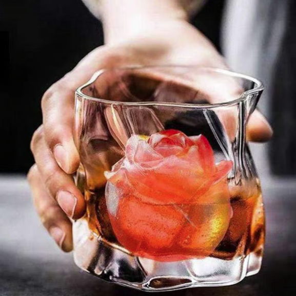 3D Rose Shape Ice Cube Mold🌹Party Cocktail Goodies