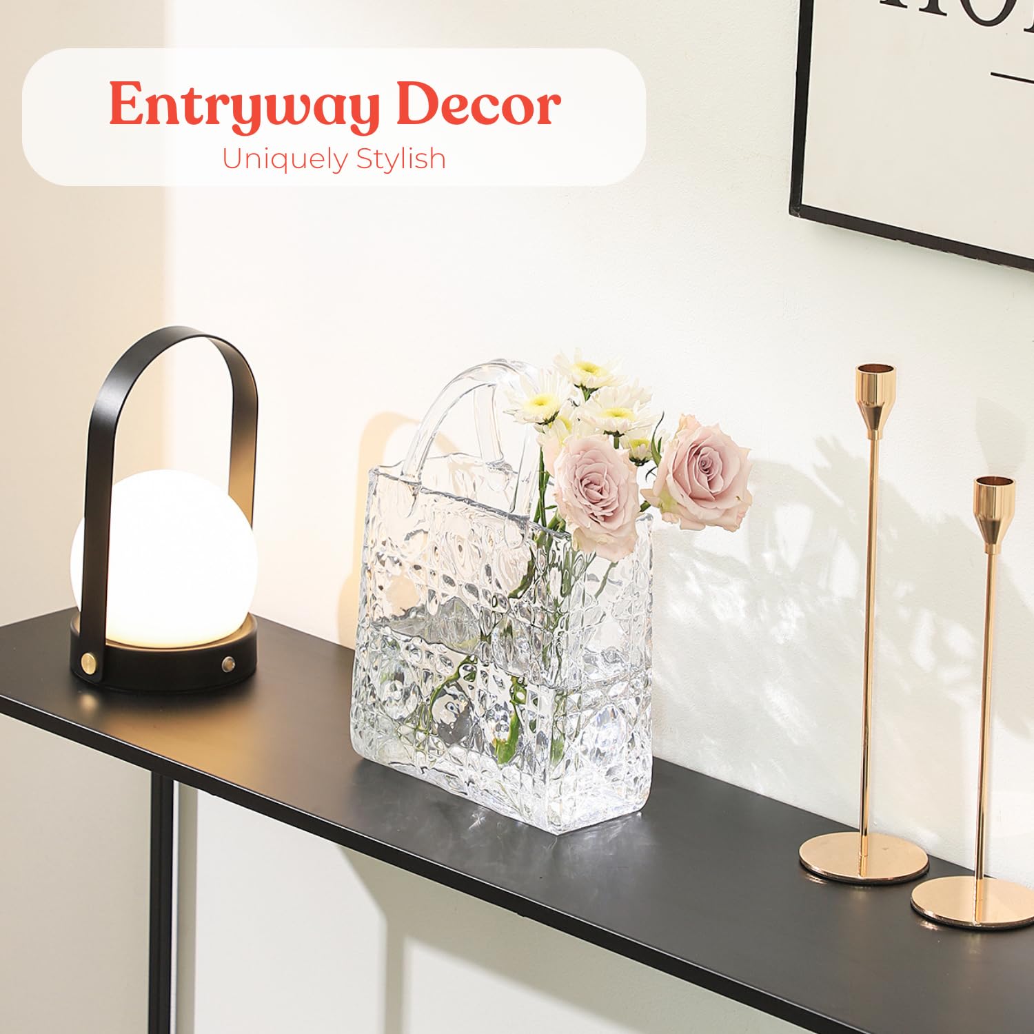 Modern Flower Vase, Aesthetic Vase for Flowers