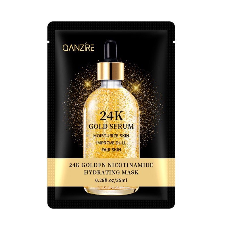 24k gold mask facial hydrating and moisturizing niacinamide original liquid mask makes the skin more translucent