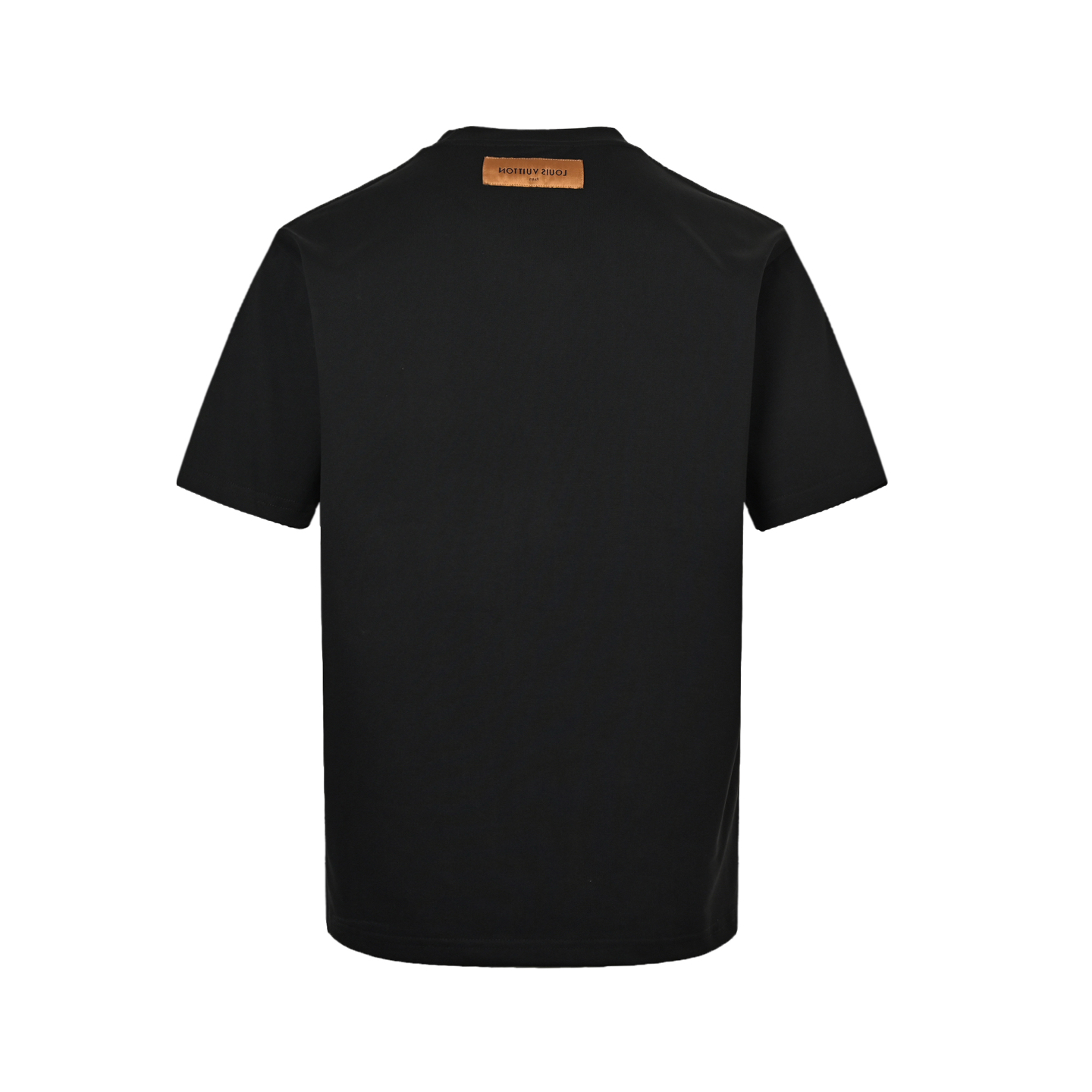 Louis Vuitton 25 blue lettering logo print short sleeves