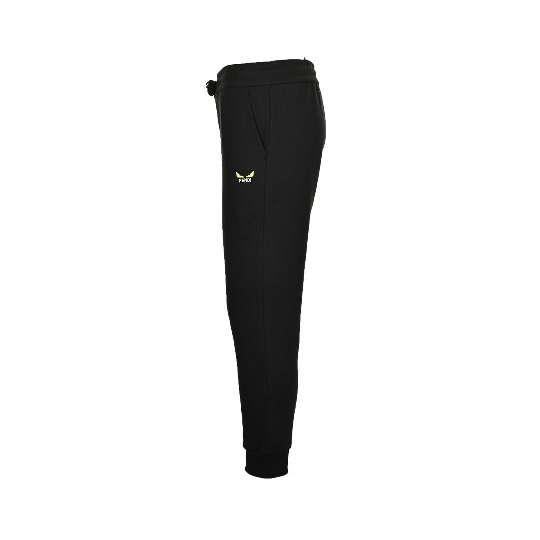 Fendi embroidered eye logo side pocket trousers