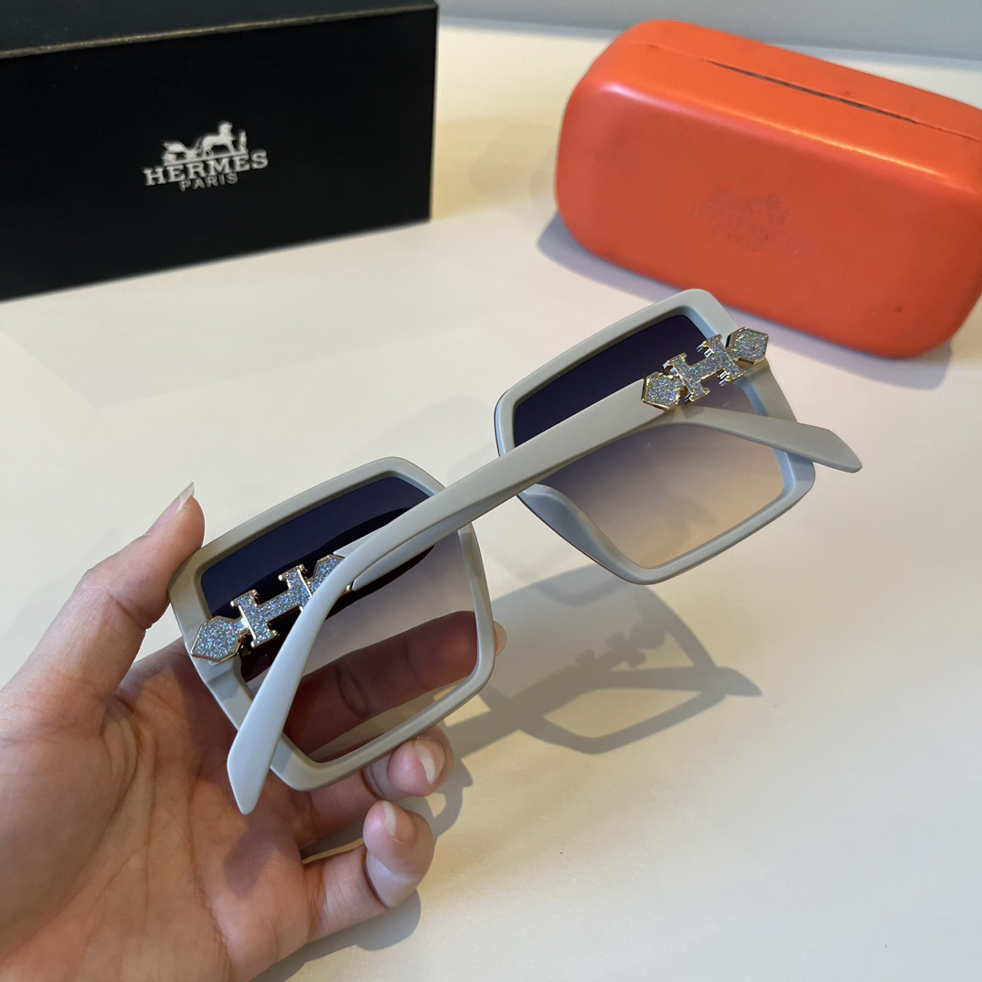 Hermes Square Frame Sunglasses