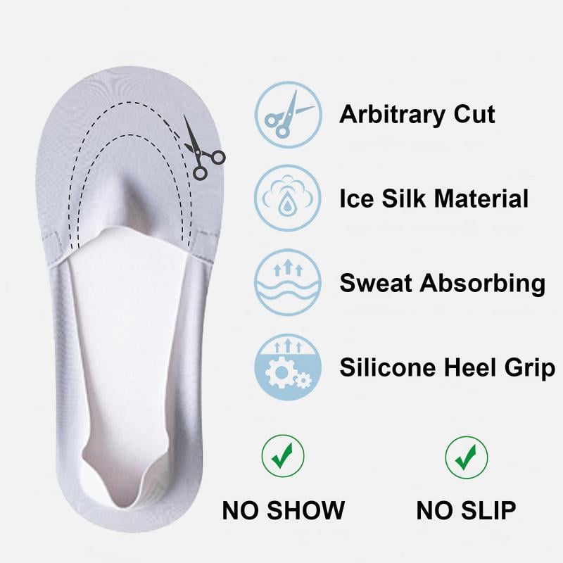 👍2024 New Arrival- 50% OFF💥Ultra Thin Ice Silk Cotton Bottom Mesh Socks (1 Sets 3 Pairs)