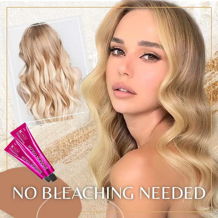 No Bleaching Hair Nourishing Coloring Hair Dye - 🌿Pure Natural Hair dye! Non-toxic, Free from Ammonia.