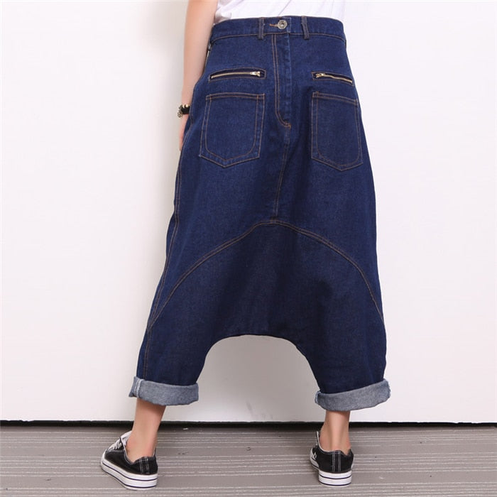 Denim Oversized Trousers