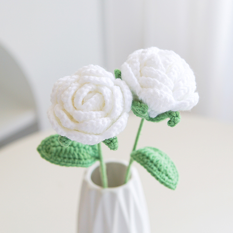 🔥Mother's Day Sale-[SAVE 50% OFF]--Handmade Knitted Rose-Never Fade