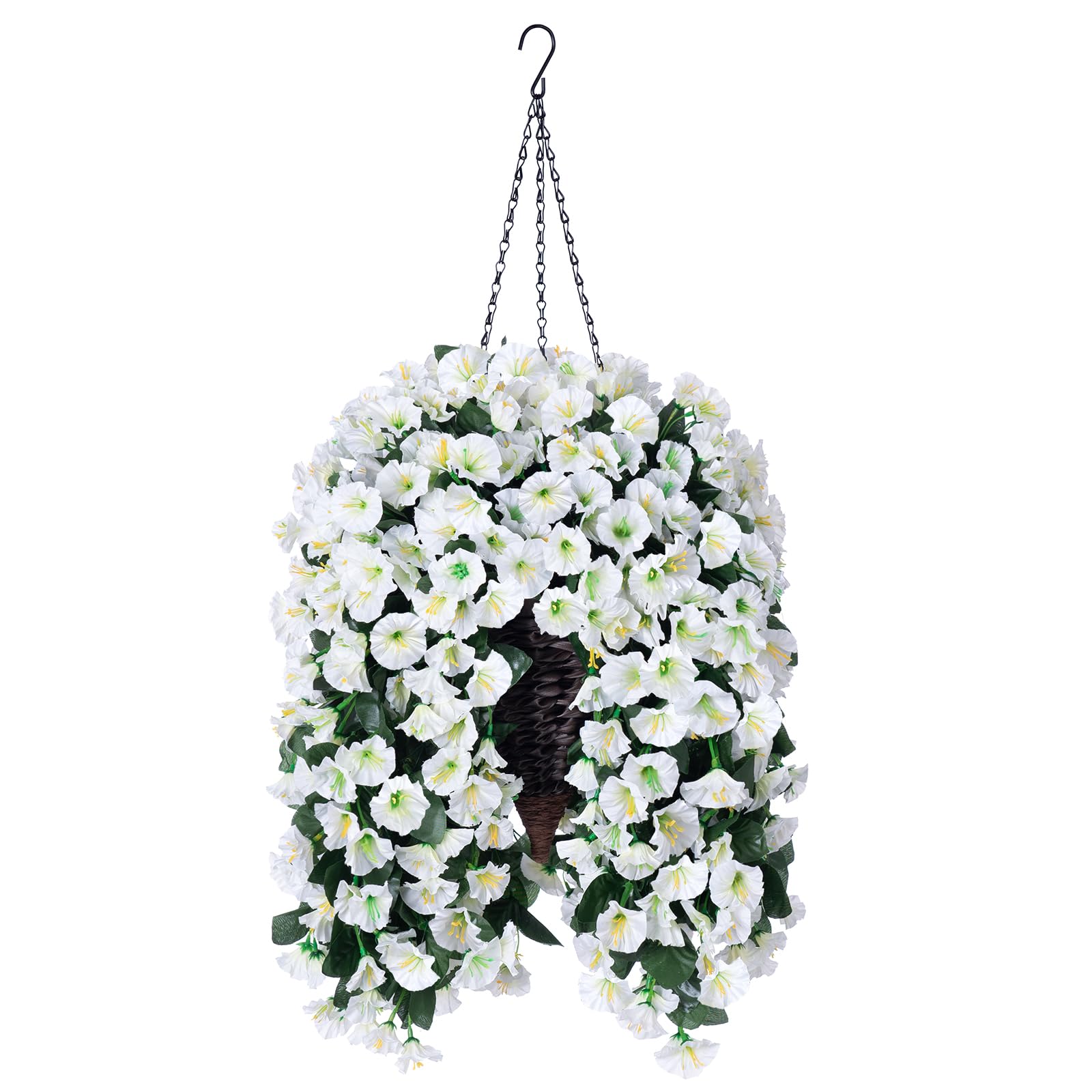 🔥ON SALE🔥Artificial Faux Hanging Flowers Plants Basket🏆Top #1 Sping Sale