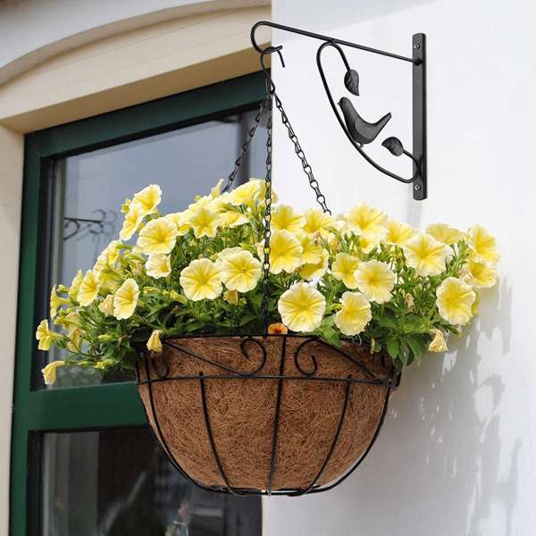🌸 Hanging Artificial Colourful Morning Glory Basket-💥UV resistant, Waterproof，Windproof