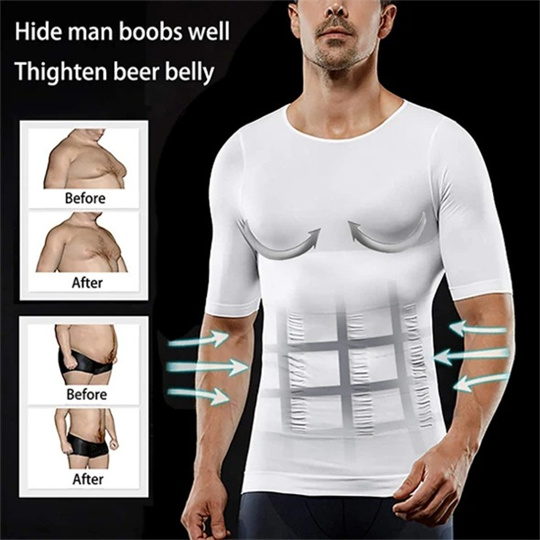 🔥Summer Limited Time🔥 2021 MEN'S SHAPER SLIMMING COMPRESSION T-SHIRT