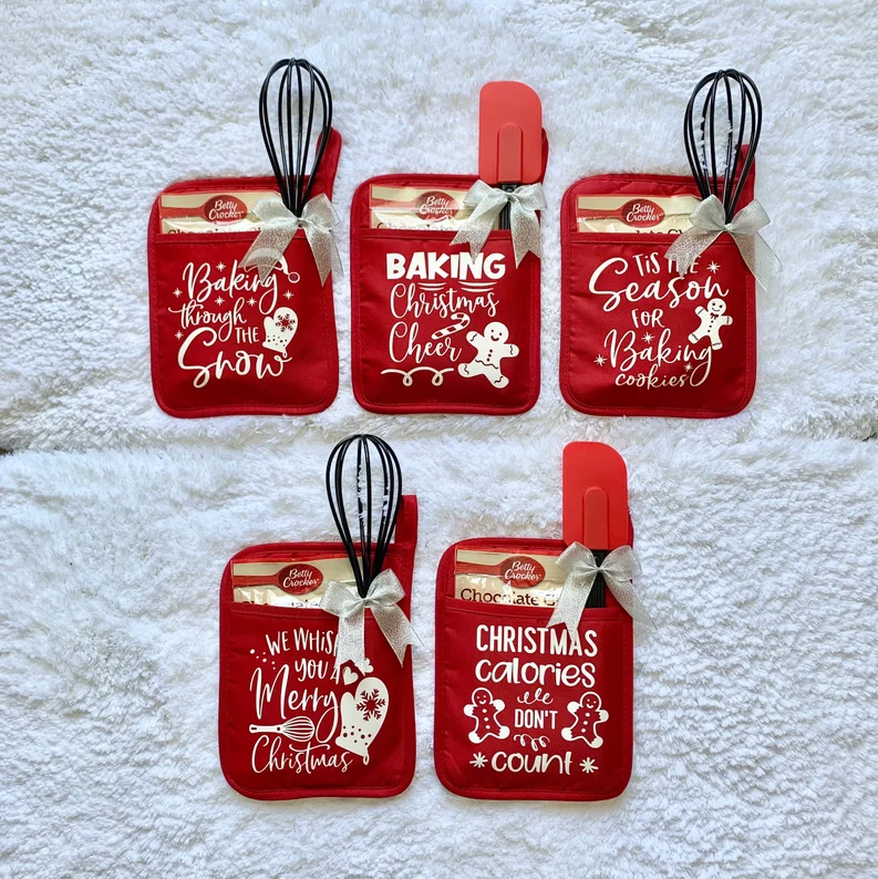 Christmas pot holder baking kit