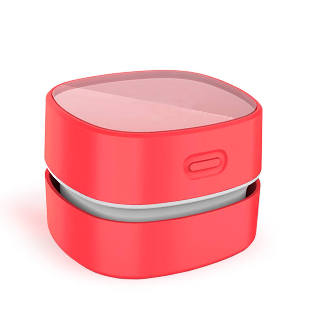 Desktop Vacuum Cleaner,Mini Table dust Sweeper Energy Saving,High Endurance up to 400 mins,Cordless&360º Rotatable Design for Cleaning Hairs,Crumbs,Computer Keyboard