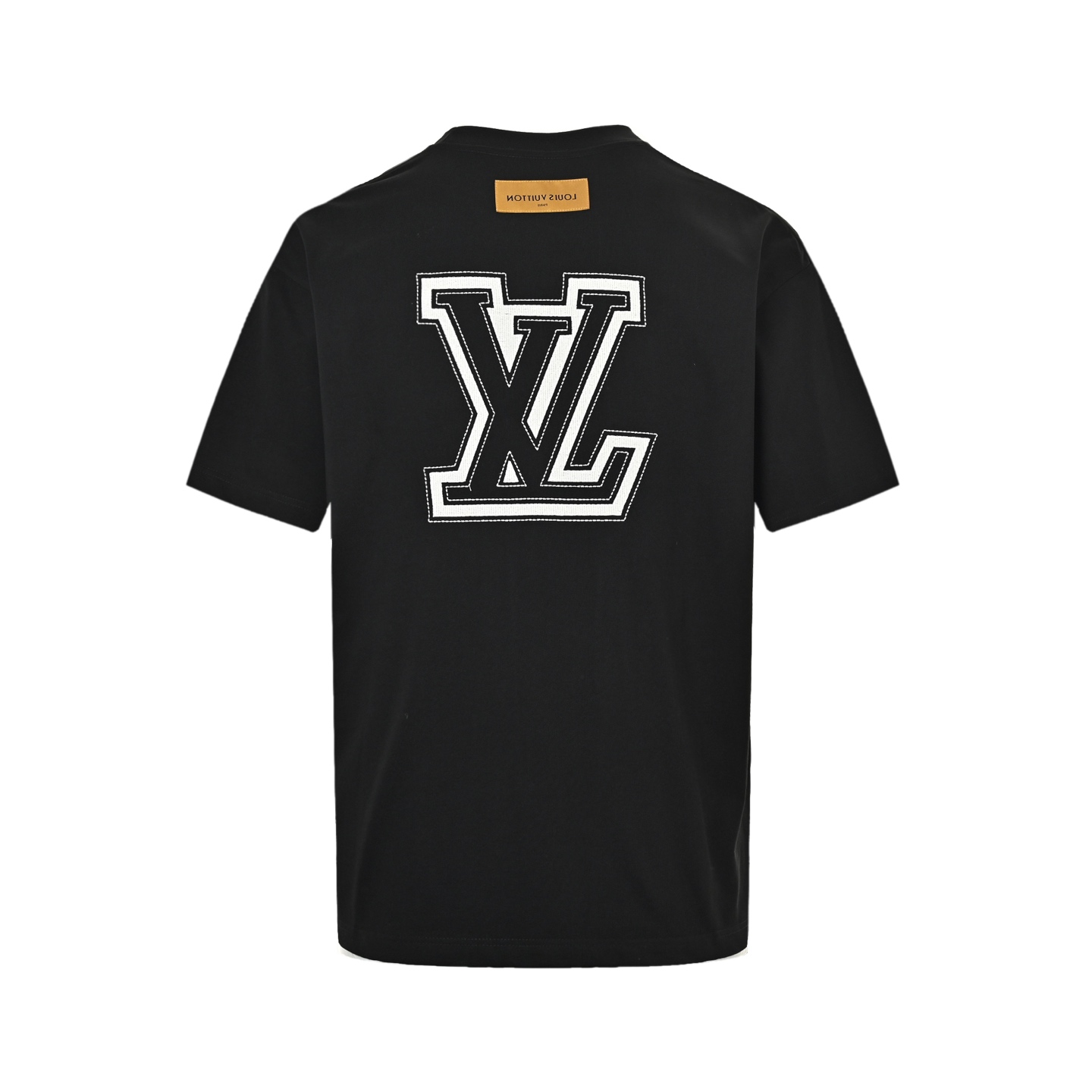 Louis Vuitton 25ss 3D embroidered core-spun logo short sleeves