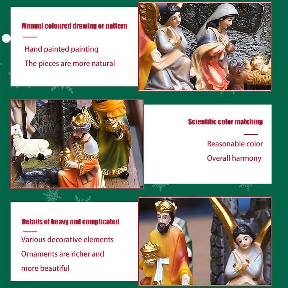 🎄🎅Early Christmas Sale 50% OFF-12pcs, Real Nativity Scene Figurines - Indoor Christmas Decoration🔥Buy 2 Get 10% OFF & Free Shipping