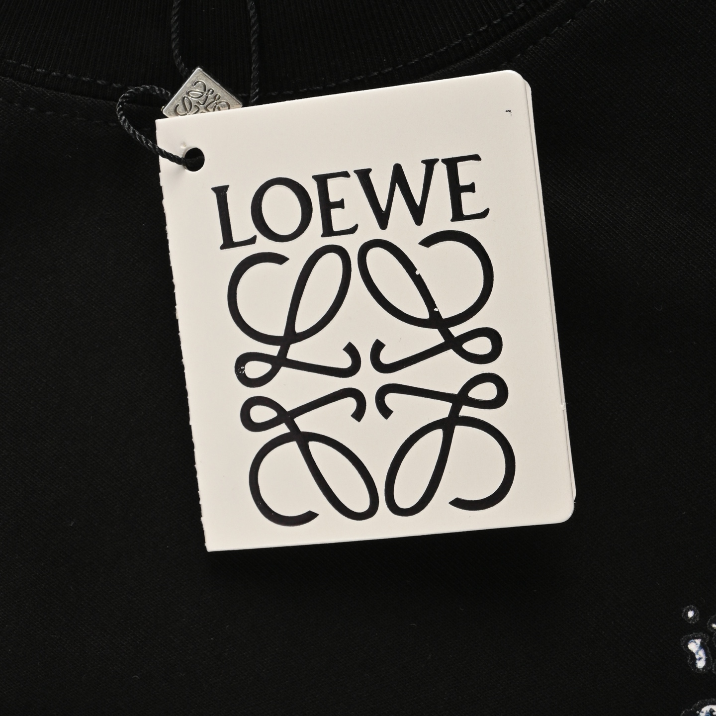 Loewe 25ss wave logo print short sleeves