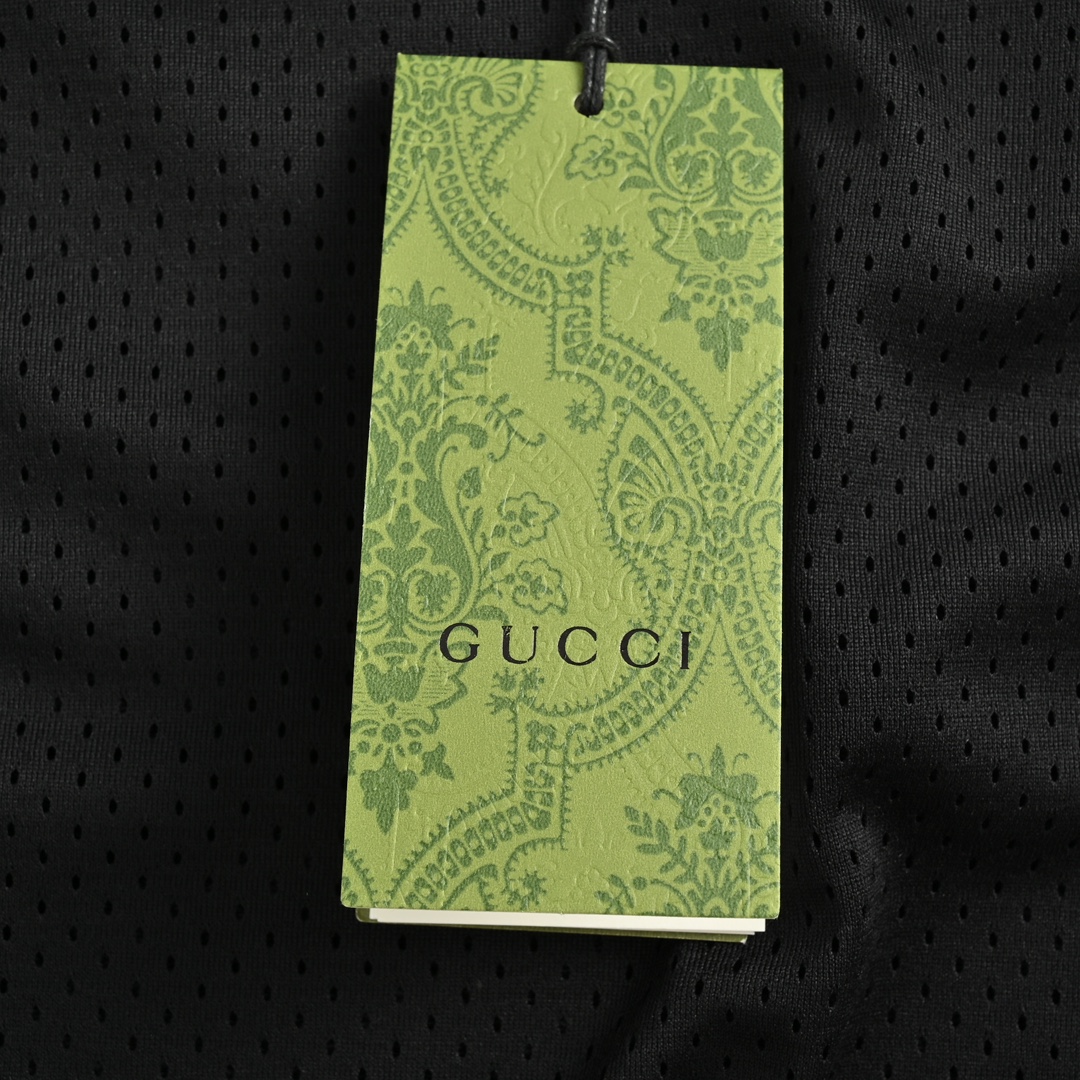 Gucci 24Fw monogram patchwork zip-up hooded jacket