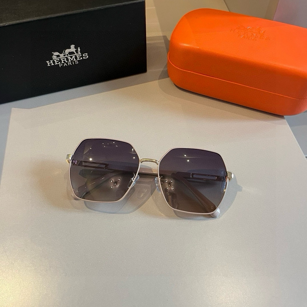 Hermes Square Frame Sunglasses