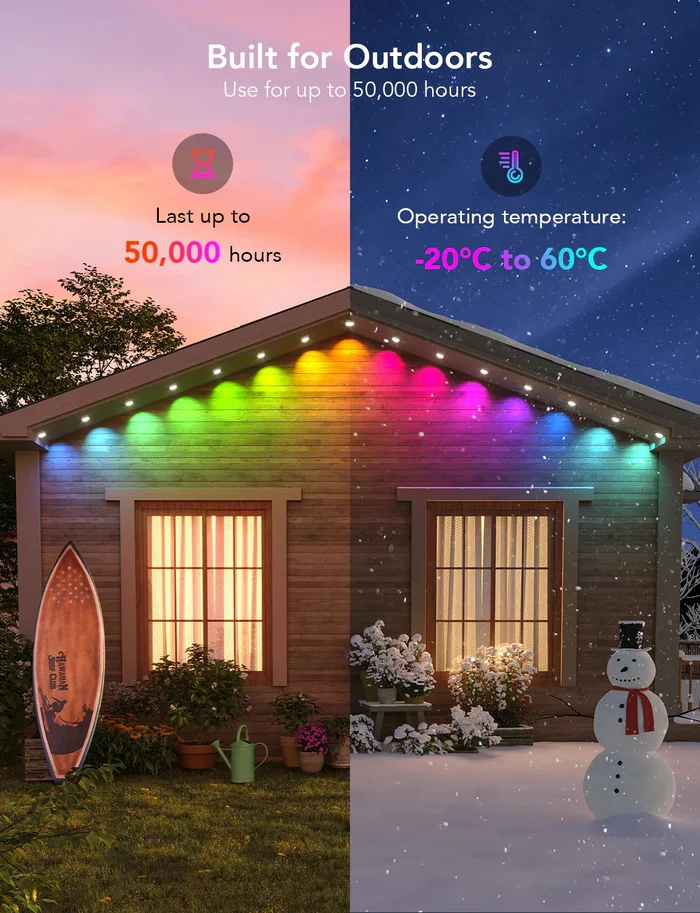 🎄Christmas Sale 70% OFF -- Wi-Fi Bluetooth Smart Permanent Led for outdoor