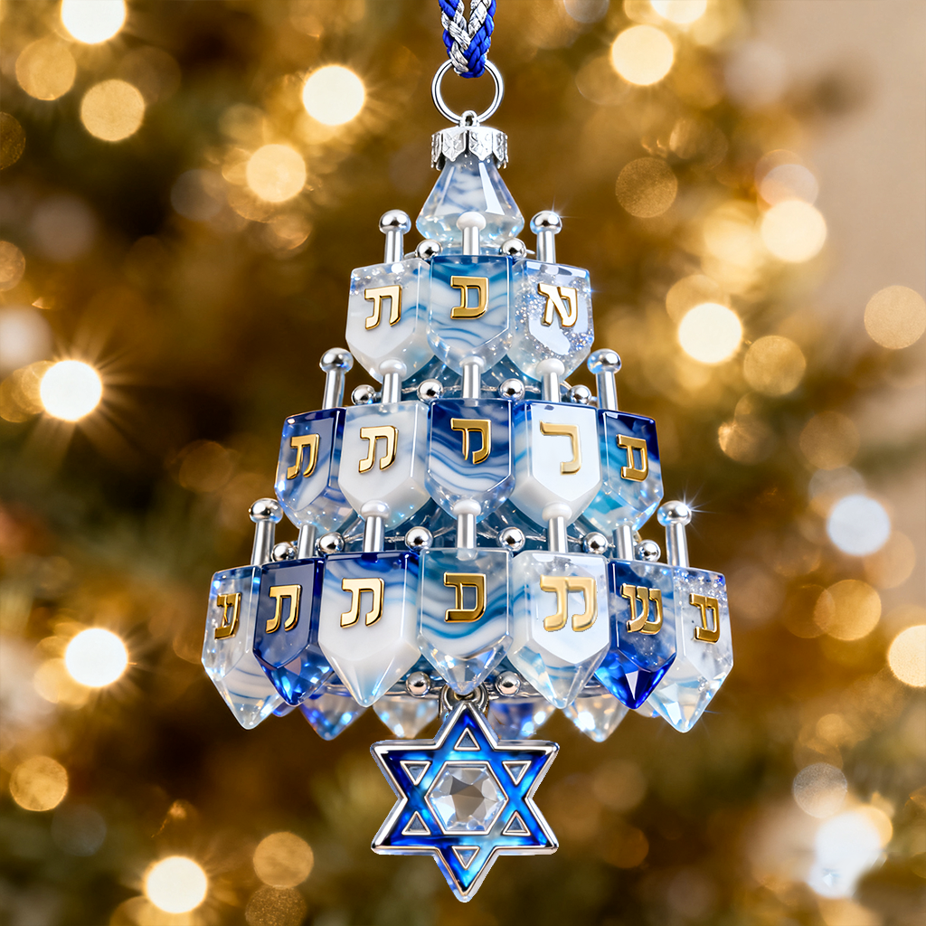 Hanukkah Dreidel Tree Ornament