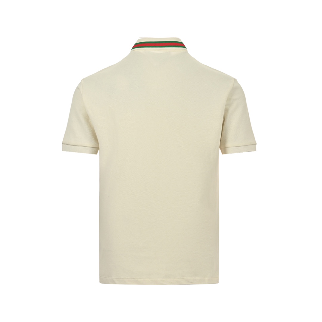 Gucci 24ss Pocket Double G Embroidery Polo Short Sleeve