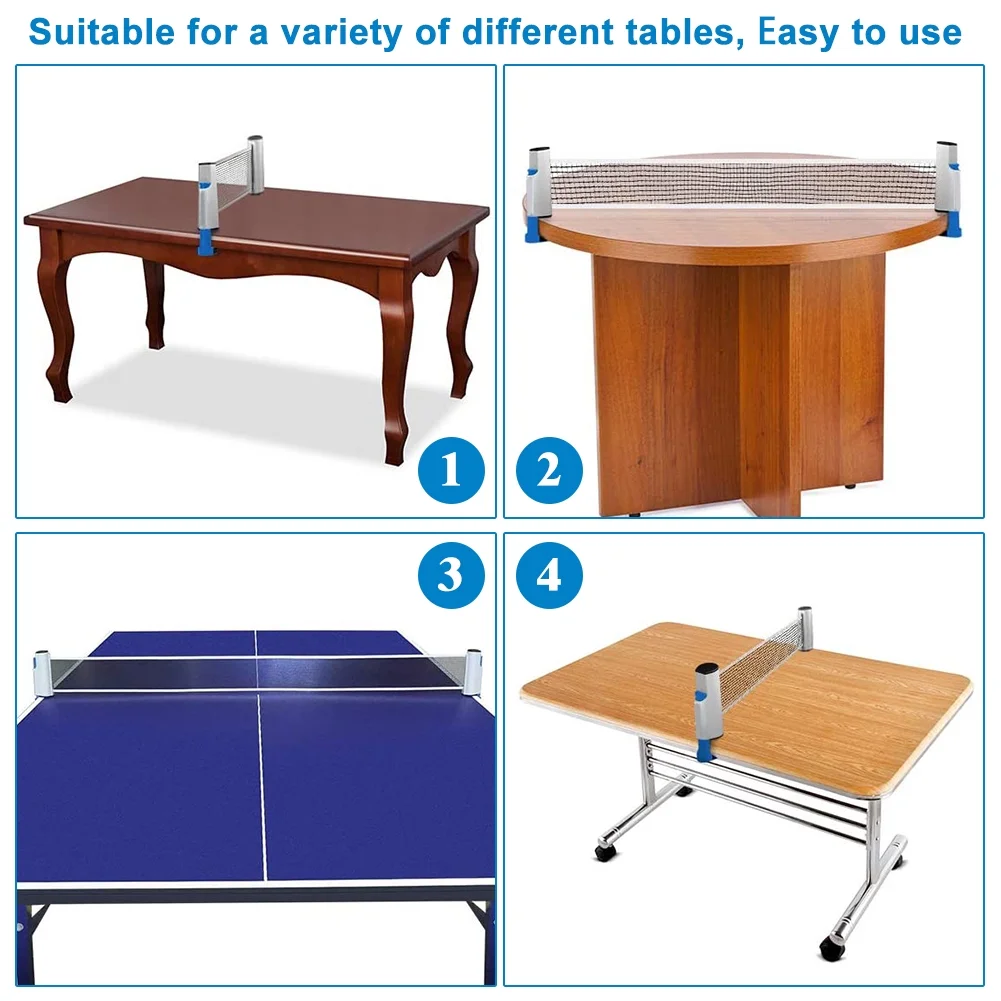 🔥HOT SALE 50% OFF🔥Retractable Table Tennis Net --Play Tennis Table In Anyplace