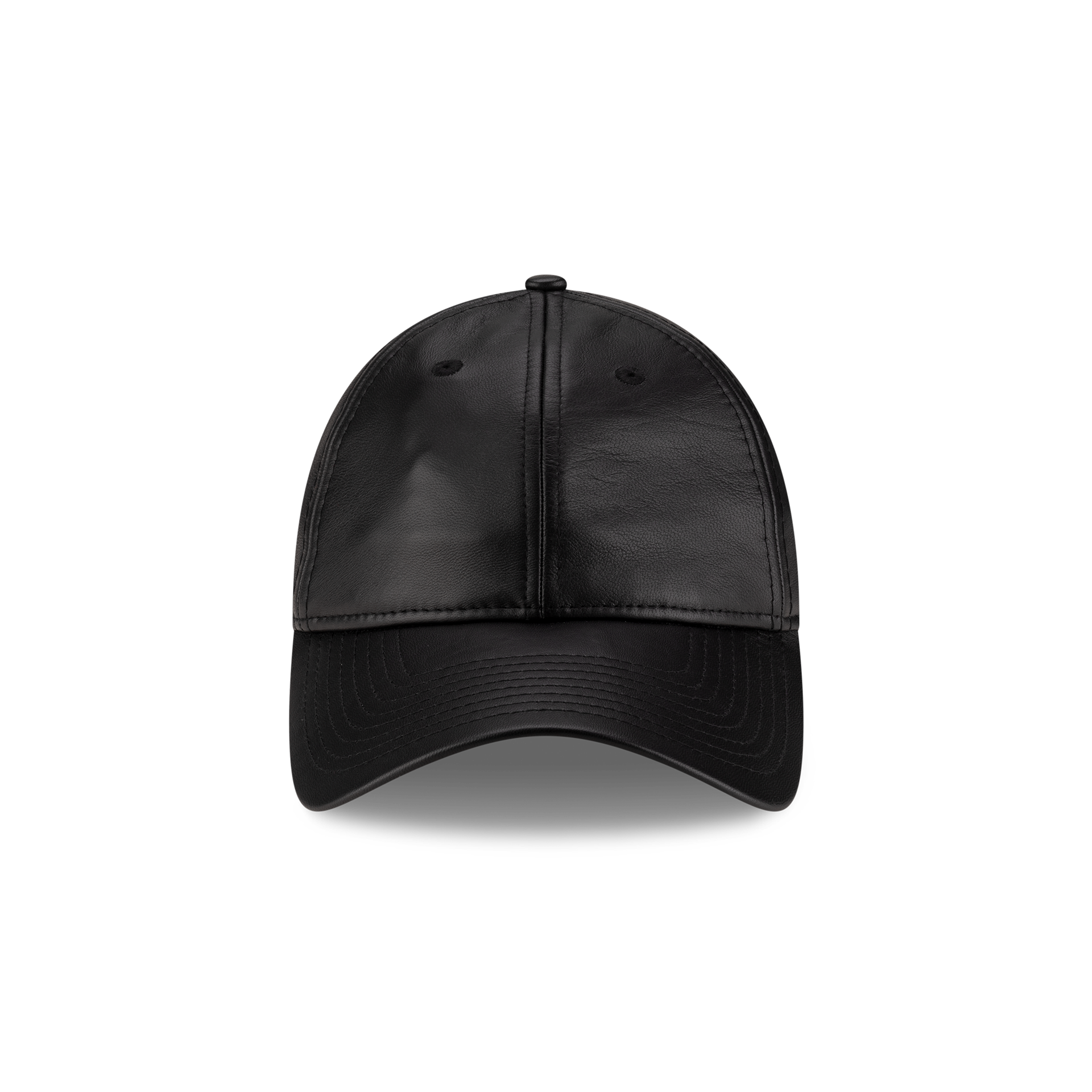 New Era Branded Unstructured Leather 9FORTY Adjustable Hat