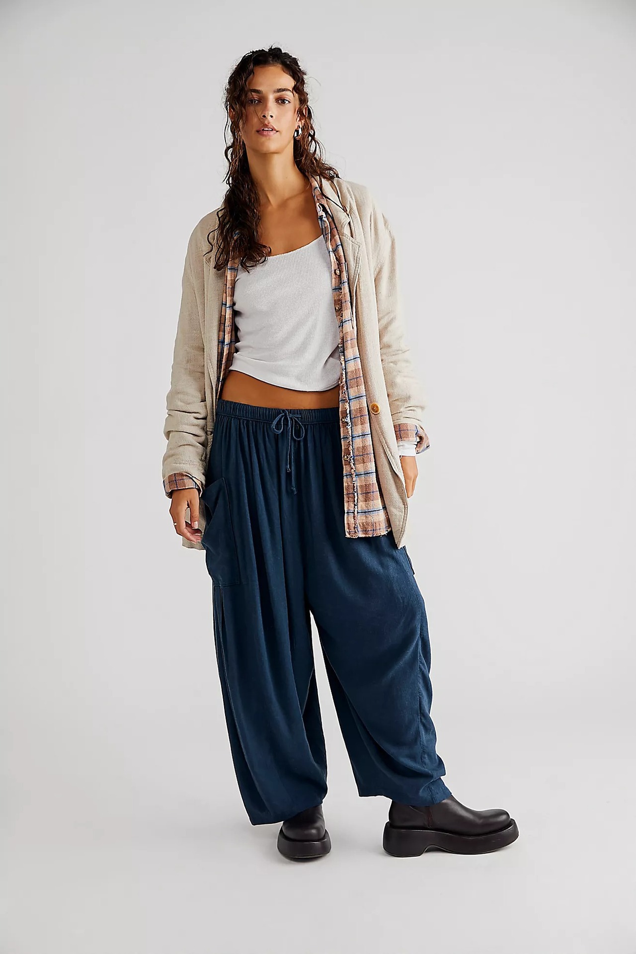 💥Last Day Promotion-[SAVE 50% OFF]--New Quinn Elastic Waist Wide Leg Pants--BUY 2 GET 10% OFF & FREE SHIPPING